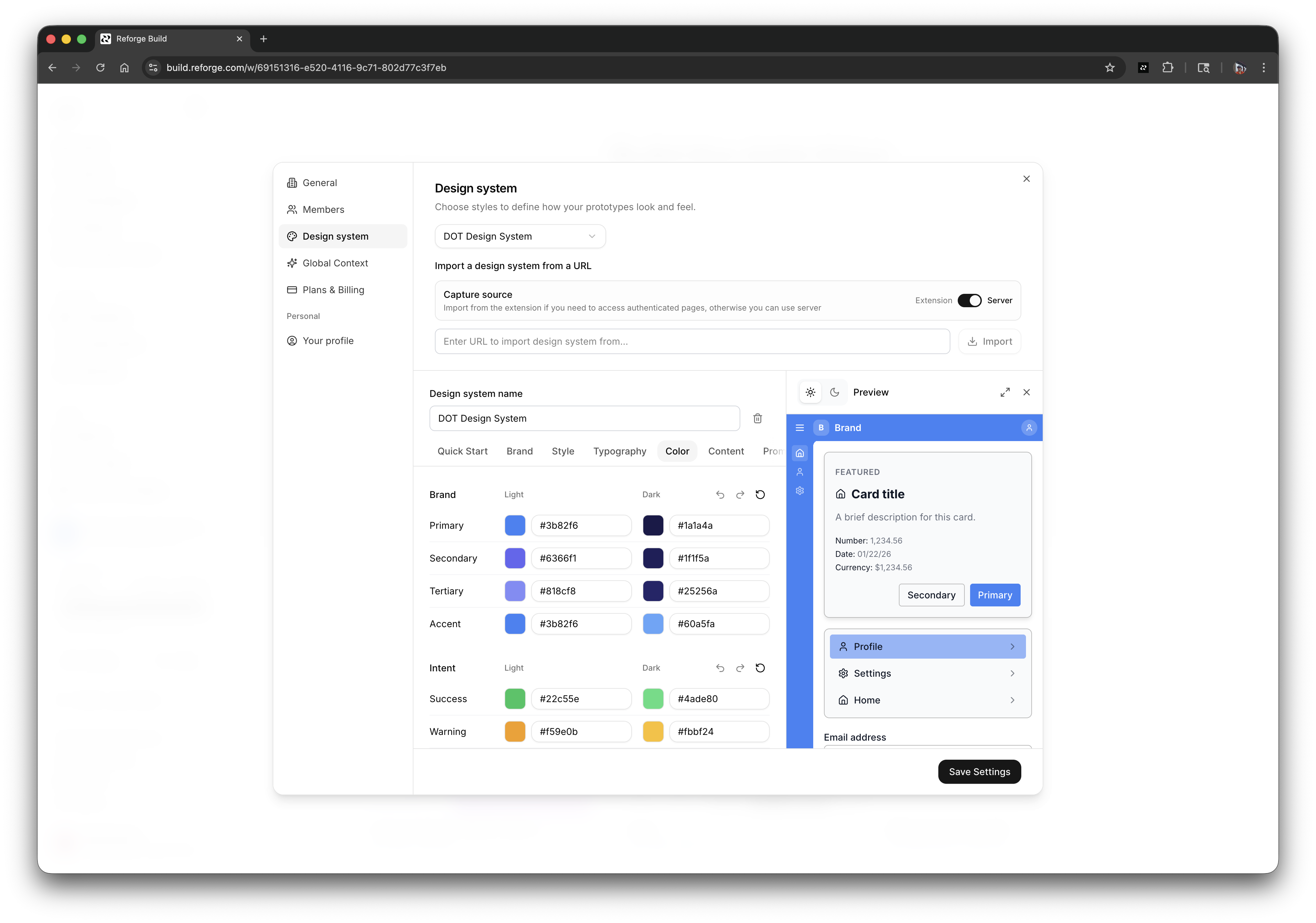 Reforge Build Design System